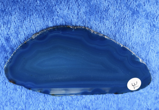 Akaattilevy sinivihreä 80x40mm siivu TE