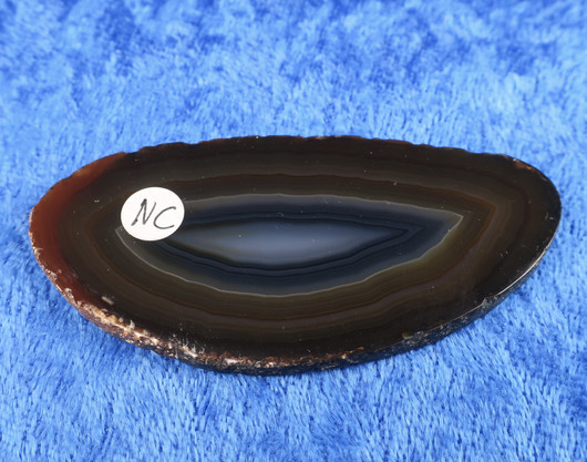 Akaattilevy natural 70x35mm siivu  NC