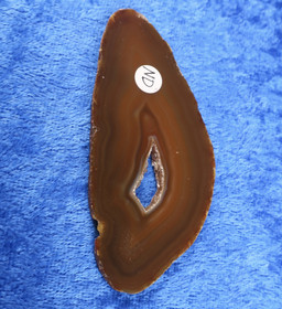 Akaattilevy natural 75x35mm siivu  ND