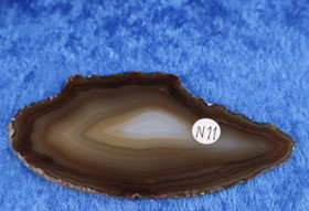 Akaattilevy natural 84x40x4mm siivu  N11