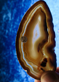 Akaattilevy natural 38g 90x45mm sivu N19