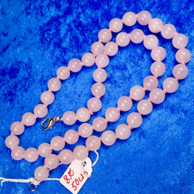 Helmet ruusukvartsi 8mm 50cm 