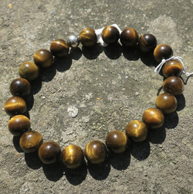 Rannekoru tiikerinsilmä 10mm 23cm tix5 