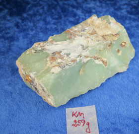 Krysopraasi raaka 259g Indonesia KM