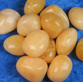  Kalsiitti keltainen rumpuhiottu Orangecalcite. Valitse koko 2-40g