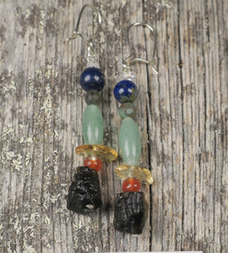 Korvakorut chakrakivet tektiitti ch94