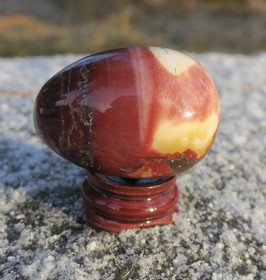 Kivimuna mookaiittijaspis 80g 48x35mm 