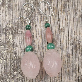 Korvakorut HÄRKÄ TAURUS härän onnenkivikorut HÄR3a