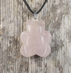 Riipus NALLE ruusukvartsi 30mm