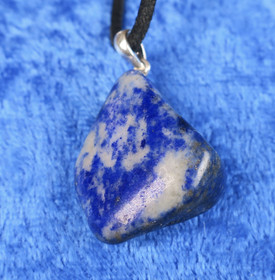 Riipus lapis latsuli rumpuhiottu 925-hopealenkki LAP3