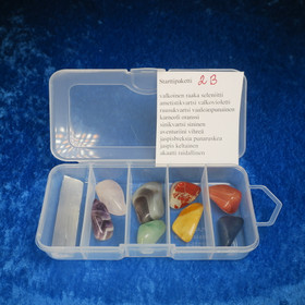  Kiviharrastajan aloituspaketti  9 kiveä rasiassa. START-paketti 2