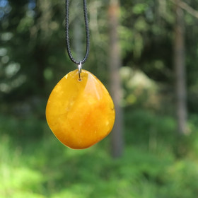 Riipus meripihka 40x35x11mm Amber1 