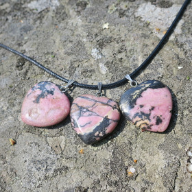 Riipus rodoniitti 25mm sydän