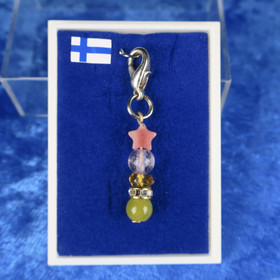 Riipus lukollinen, kvartsiittitähti ametisti sitriini serpentiini LUK8