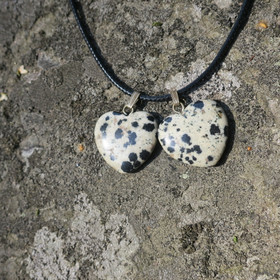 Riipus dalmatianjaspis sydän 20mm
