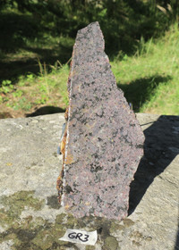 Granaatti siivu 260x100x5mm 360g Suomi GR3