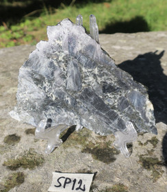 Spektroliitti siivu  130x110x5mm 140g Ylämaa Suomi SP12