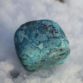 Krysokolla rumpuhiottu 51g 35x30x27mm Hi