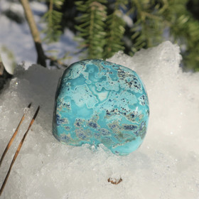 Krysokolla rumpuhiottu 51g 35x30x27mm Hi