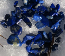Lapis latsuli EXTRA rumpuhiottu  1-2g Afganistan Hi73