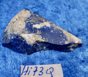 Lapis latsuli sahattu kiilamainen 19g 45x28x11-6mm Afganistan Hi73Q