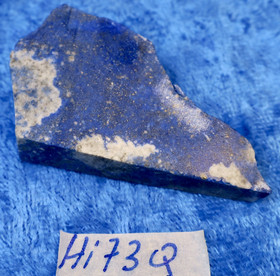 Lapis latsuli sahattu kiilamainen 19g 45x28x11-6mm Afganistan Hi73Q