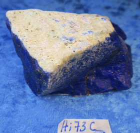 Lapis latsuli extra raaka 198g 65x53x47mm Afganistan Hi73C