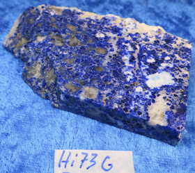 Lapis latsuli  sahattu siivu 72g 75x45x10mm Afganistan Hi73G