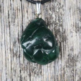 Riipus malakiitti tippukivi, luonnollisen muotoinen natural MC