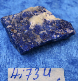 Lapis latsuli 1 pinta sahattu 14g 38x25x10mm Afganistan Hi73u