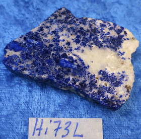 Lapis latsuli 1 pinta sahattu 30g siivu 46x35x10mm Afganistan Hi73L