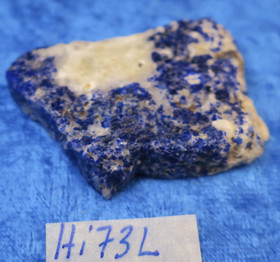 Lapis latsuli 1 pinta sahattu 30g siivu 46x35x10mm Afganistan Hi73L