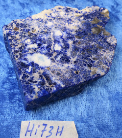 Lapis latsuli  raaka 1 pinta sahattu 55g 59x49x12mm Afganistan Hi73h
