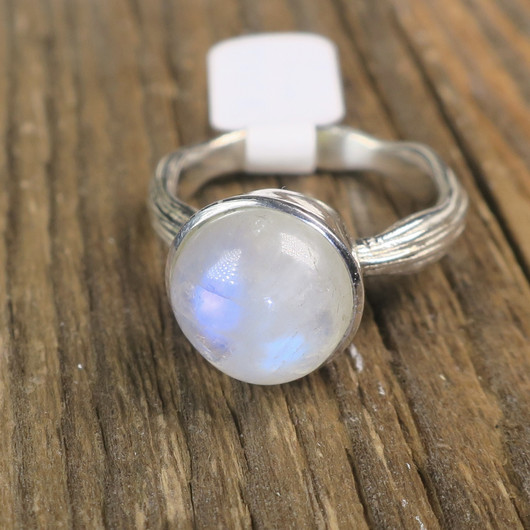 Hopeasormus kuukivi. Valitse koko