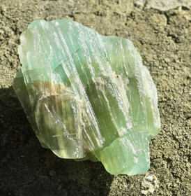 Kalsiitti Caribian Blue sinivihreä raaka 31g B 45x35x15mm 