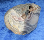 Akaatti natural harmaa pala 2 pintaa sahattu  626g 80x70x60mm Hi131b 