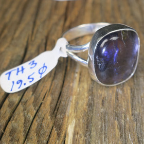 Hopeasormus tansaniitti pyöröhiottu kivi 19.5mm TH3