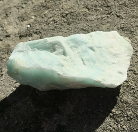 Kalsiitti Caribian Blue sinivihreä raaka 22g A 50x25x15mm