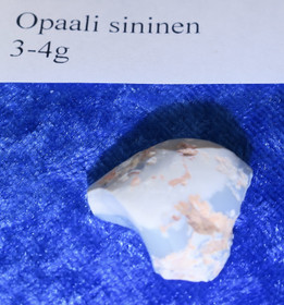 Opaali sininen raaka 3-4g 20x20mm Hi 126sin
