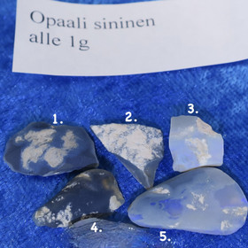 Opaali sininen raaka alle 1g Hi126sin