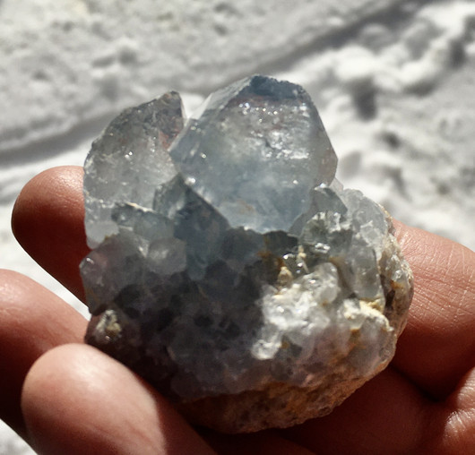 Selestiini kidesykerö 120g ISOT KITEET Madagaskar CE46