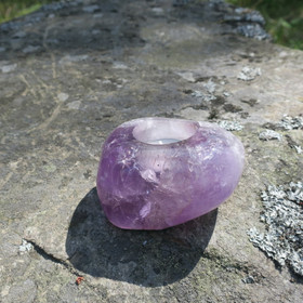 Tuikkualusta ametisti hiottu 627g 