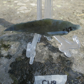 Jaloserpentiini siivu 100x25x6mm 20g Suomi S38