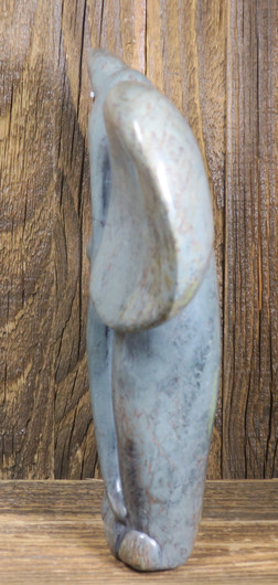 Kiviveistos elefantti, talkkiserpentiini 1970g Muvez17