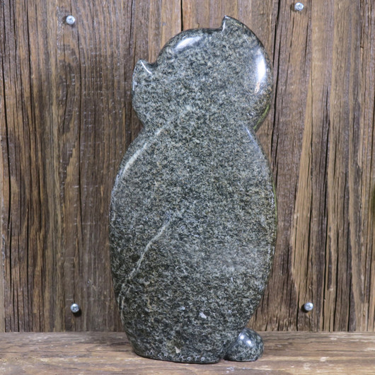 Kiviveistos pöllö serpentiniitti 1300g Muvez14