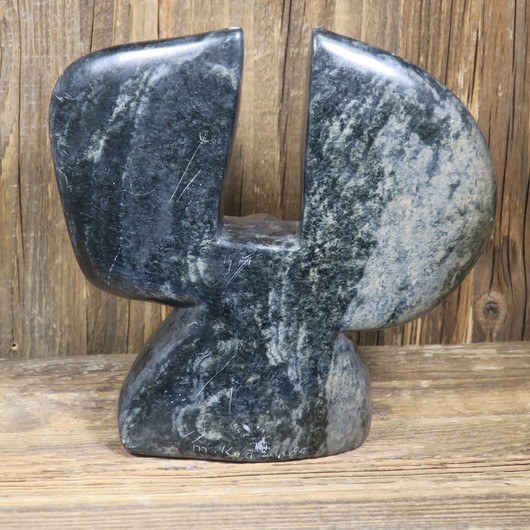 Kiviveistos elefantti serpentiniitti 1450g Muvez24