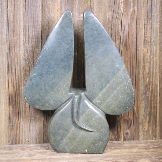 Kiviveistos elefantti talkkiserpentiini 4300g Muvez23