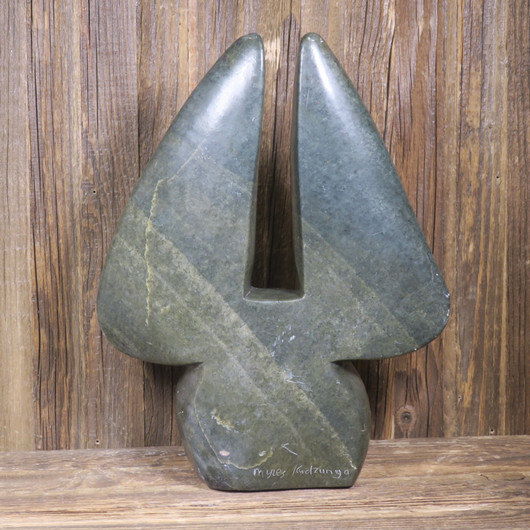 Kiviveistos elefantti talkkiserpentiini 4300g Muvez23