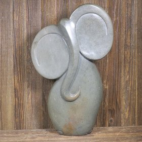 Kiviveistos elefantti talkkiserpentiini 6,5kg  Muvez29