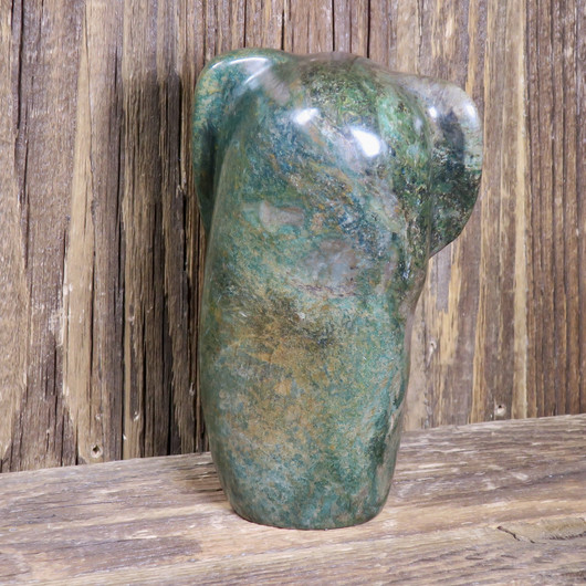 Kiviveistos elefantti verdiitti-afrikan jade 1,1kg Muvez40